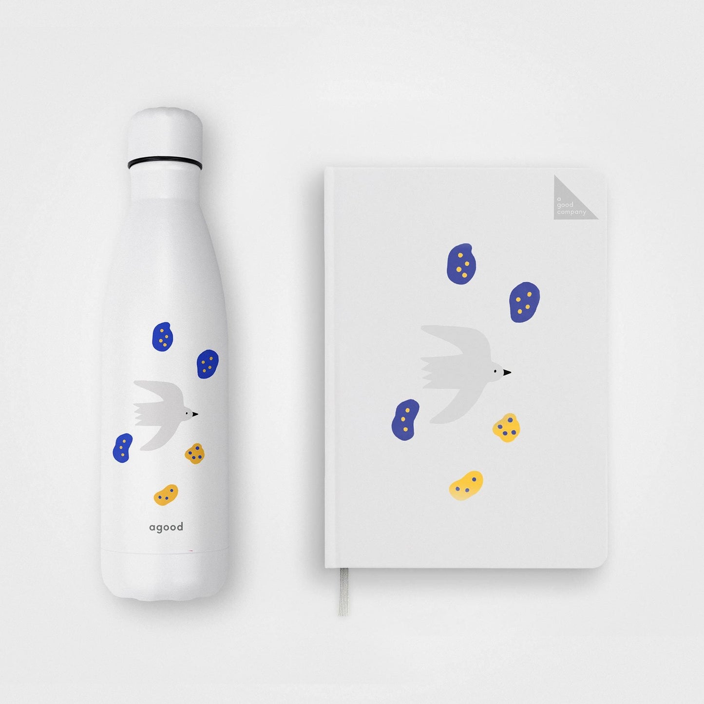 Bundle - Thermal bottle & Stone Paper Notebook︱Bings, Freedom