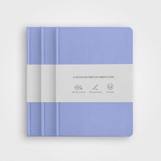 3 Pack Stone Paper Notebook Set︱A5 Hardcover, Vista blue