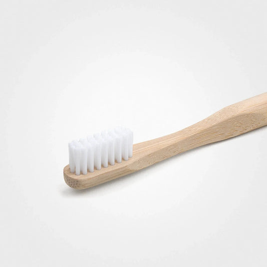 Bamboo Toothbrush, Adult, White