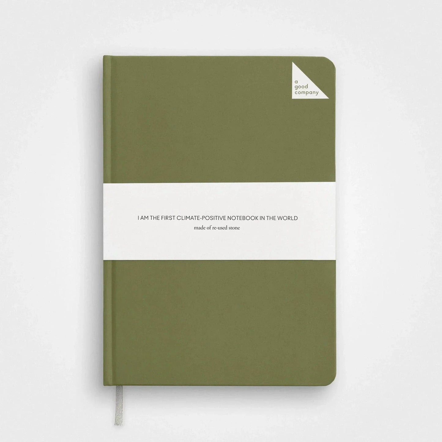 6 Pack Stone Paper Notebook Set︱A5 Hardcover, Grass green