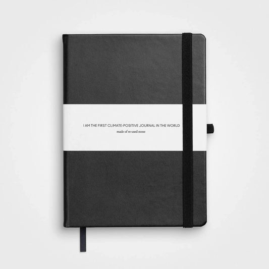 Eco-Friendly Journal A5, Charcoal Black